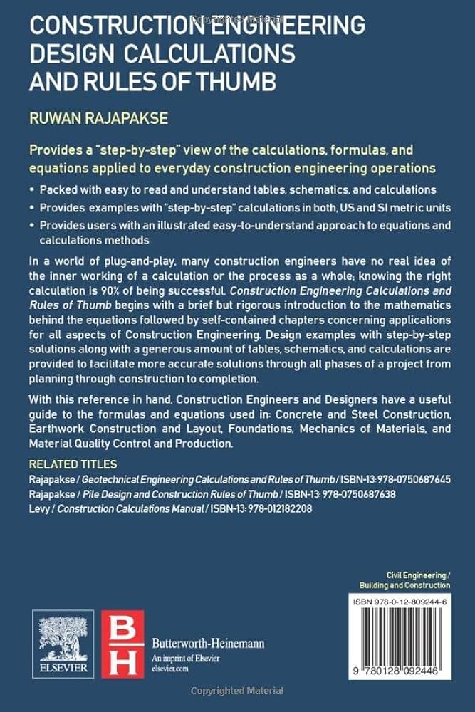 洋書 Design Engineering and Construction Construction Engineering Design Calculations and Rules of